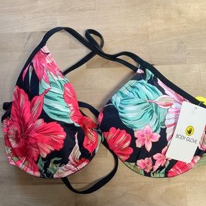 Body Glove Solo Cup Underwire Swim Suit Top